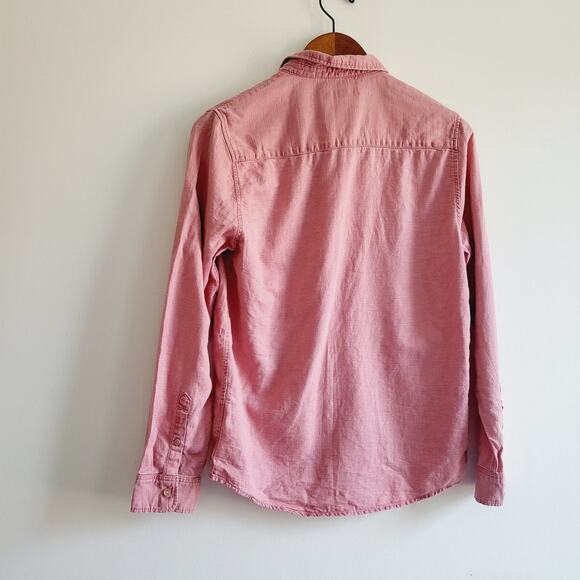 Zara size 13/14 salmon color button down - Picture 3 of 3